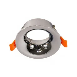 Aro downlight empotrable redondo - GU10 / MR16 - Corte Ø65mm