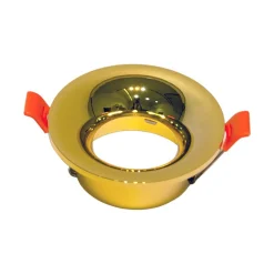 Aro downlight empotrable redondo - GU10 / MR16 - Corte Ø65mm