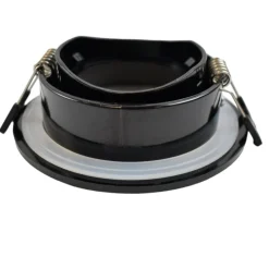 Aro downlight estanco circular para bombilla GU10 / MR16 - Difusor opal - Corte Ø 75-80 mm - IP54