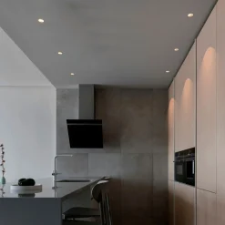 Aro downlight redondo asimétrico - Bajo UGR - Corte Ø75mm