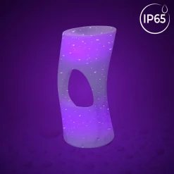 Asiento luminoso LED RGBW - 12W - Recargable