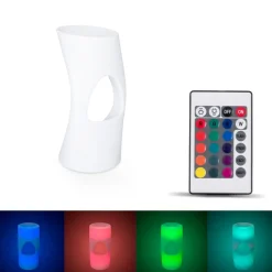 Asiento luminoso LED RGBW - 12W - Recargable