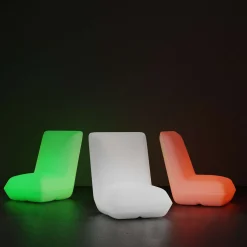 Asiento luminoso LED RGBW - 16W - Recargable