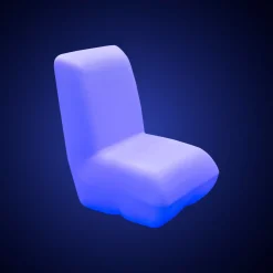Asiento luminoso LED RGBW - 16W - Recargable