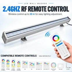 Bañador de pared LED RGB+CCT 48W control RF/WiFi | Mi Light