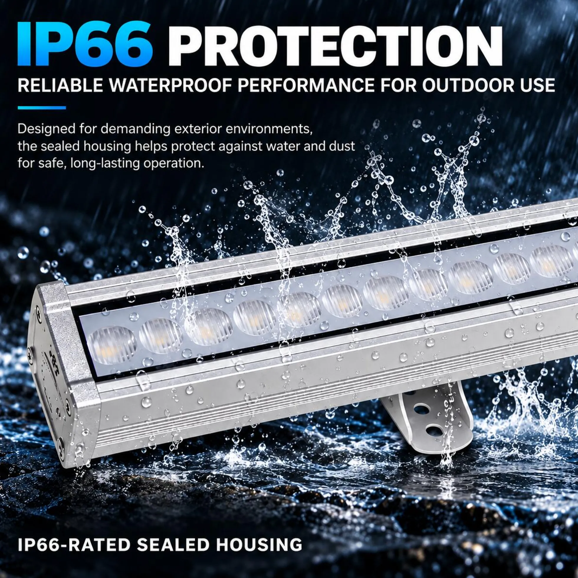 Bañador de pared LED RGB+CCT 24W control RF/WiFi | Mi Light - RL1-24