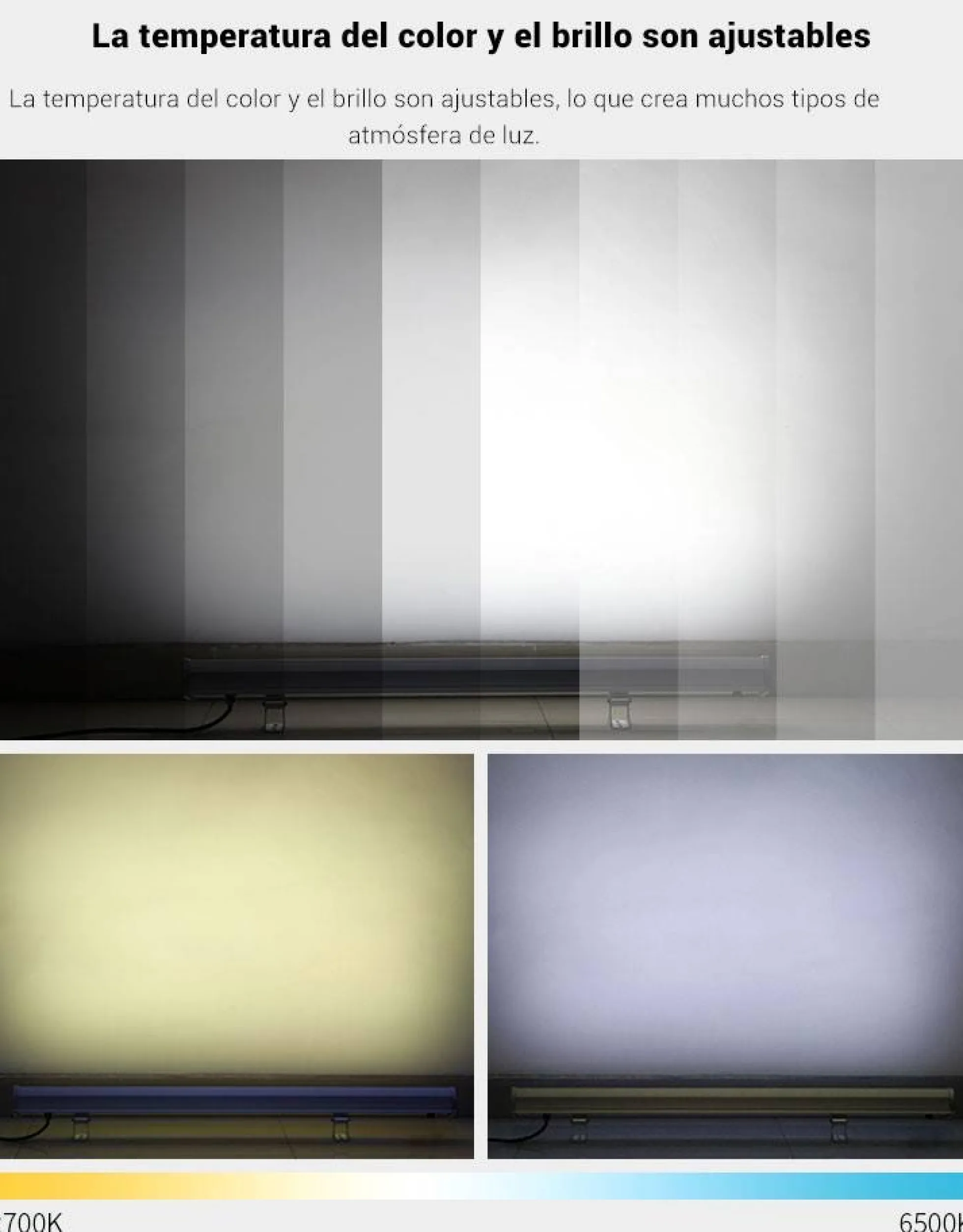 Bañador de pared LED RGB+CCT 24W control RF/WiFi | Mi Light - RL1-24