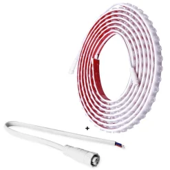 Bañador LED flexible monocolor 24V DC - 5 metros - 2700K - IP67