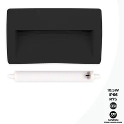 Baliza de pared LED CCT para exterior FUMAGALLI LORENZA 270 R7S 10.5W