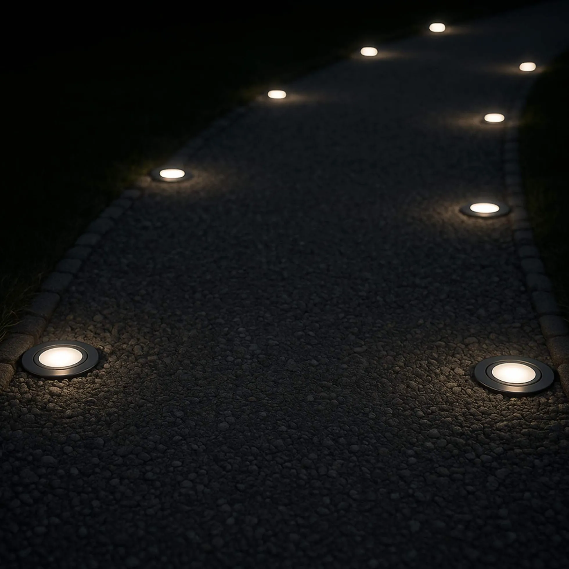 Baliza LED empotrable en suelo 0,5W - 12V DC - IP67 - Ø60mm