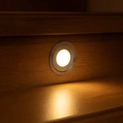 Baliza LED empotrable en suelo 0,5W - 12V DC - IP67 - Ø60mm