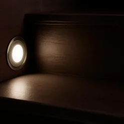 Baliza LED empotrable en suelo 0,5W - 12V DC - IP67 - Ø60mm