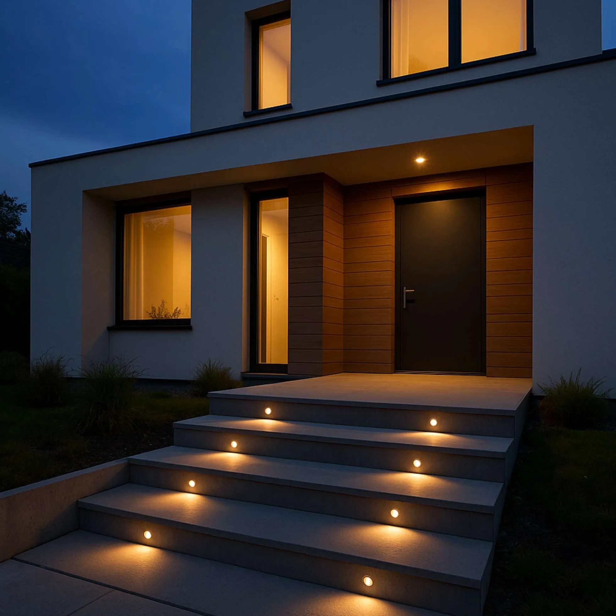 Baliza LED empotrable en suelo 0,5W - 12V DC - IP67 - Ø60mm