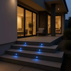 Baliza LED exterior empotrable - RGB - 0,7W - IP67 - Ø60mm