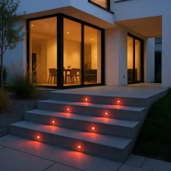 Baliza LED exterior empotrable - RGB - 0,7W - IP67 - Ø60mm
