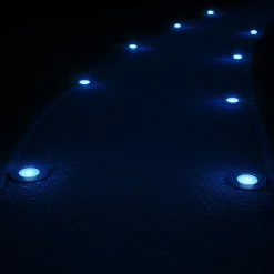 Baliza LED exterior empotrable - RGB - 0,7W - IP67 - Ø60mm