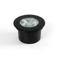 Baliza LED exterior suelo 18W - 12V DC - IP67 - Ø15cm -30º - RGB/3000K