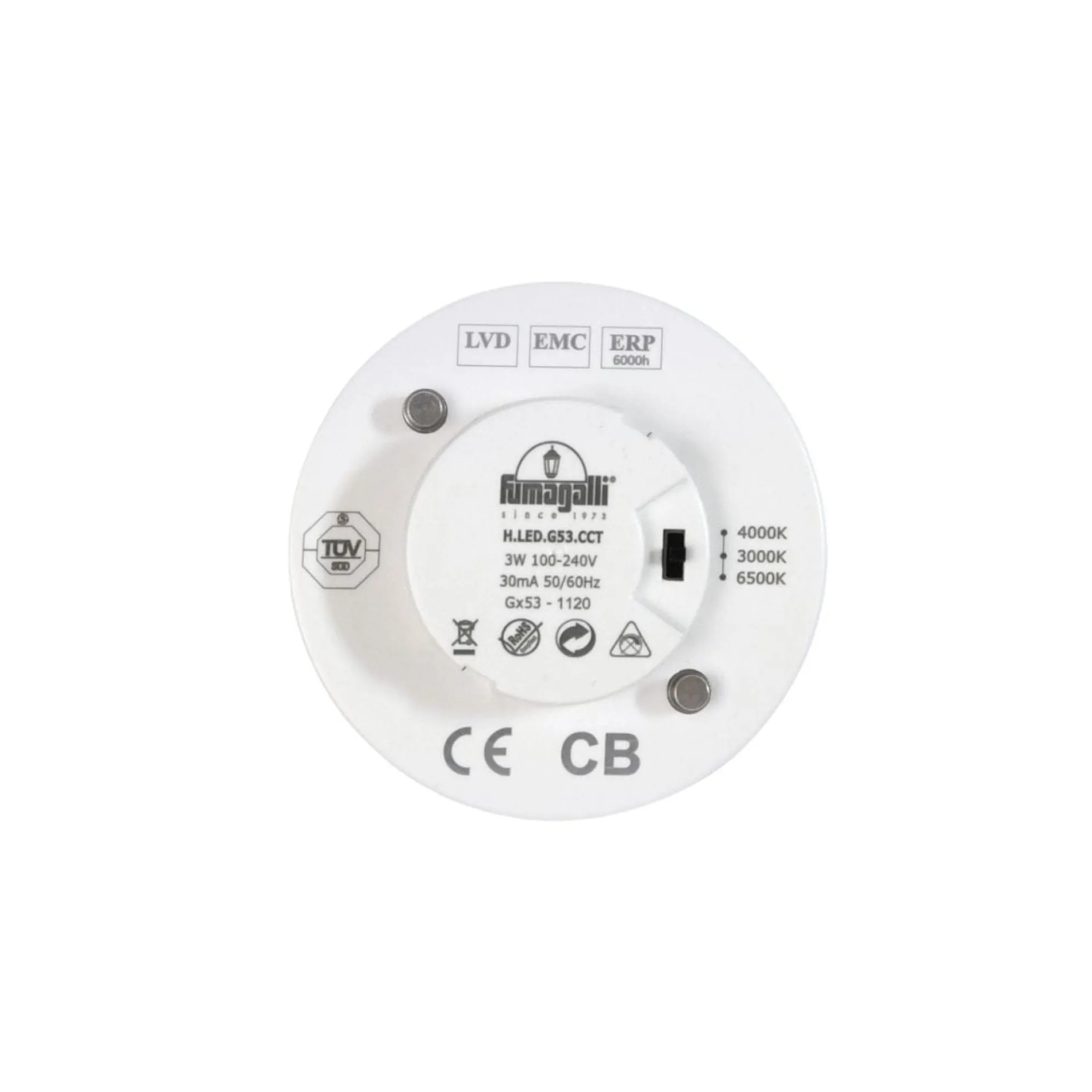 Baliza LED exterior superficie CCT "EXTRALETI 100 EL - FUMAGALLI"- 3W