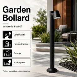 Bolardo de jardin 