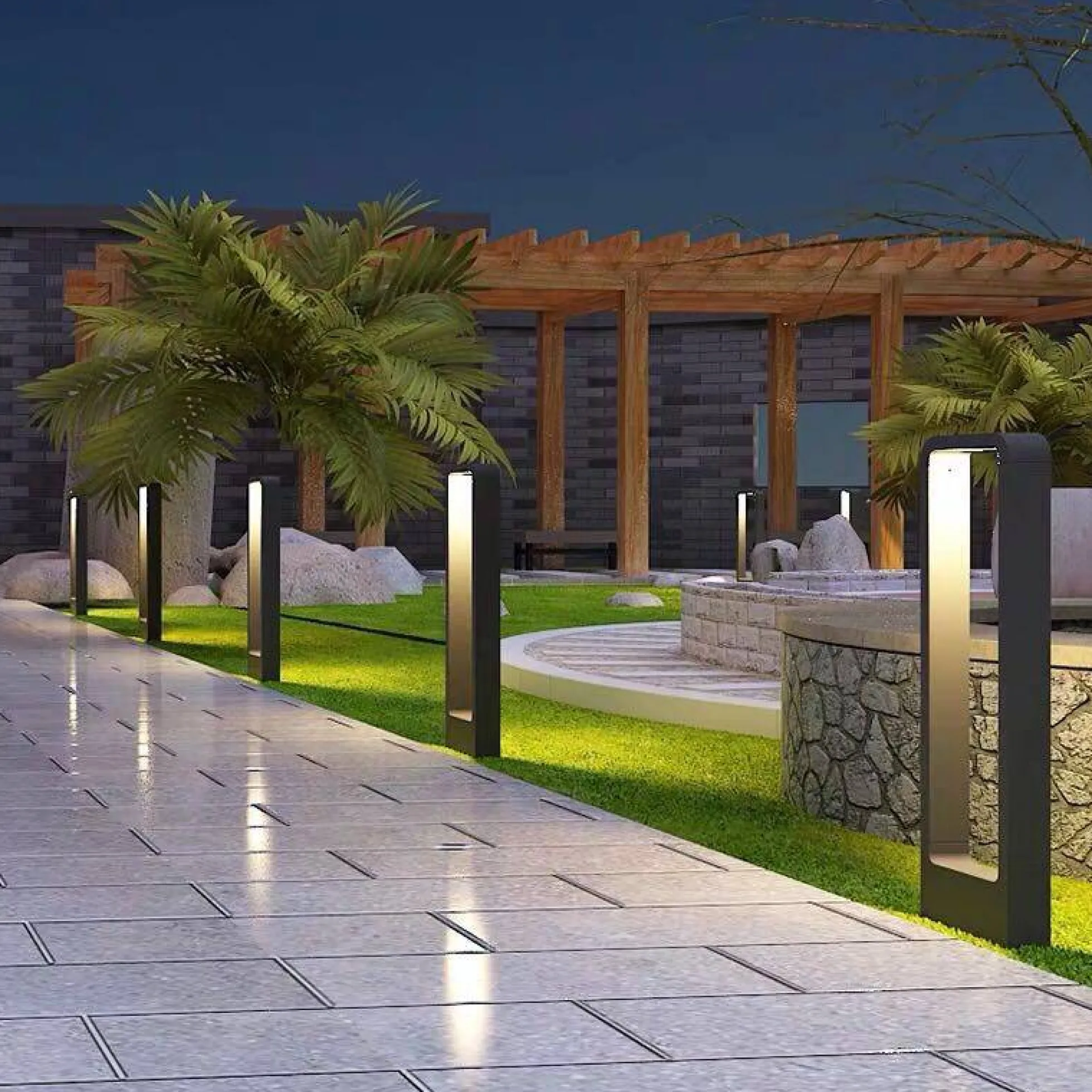 Bolardo para caminos LED 10W IP65
