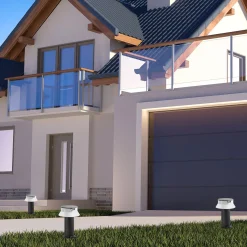 Bolardo solar LED 