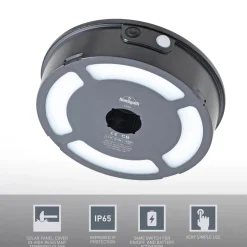 Bolardo solar LED 