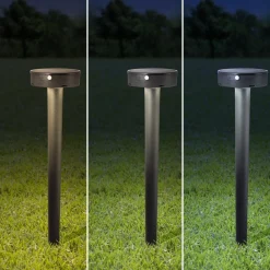 Bolardo solar LED 