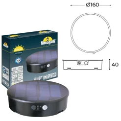 Bolardo solar LED 