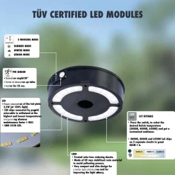 Bolardo solar LED 