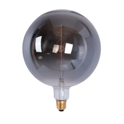 Bombilla decorativa globo filamento con tinte ahumado 