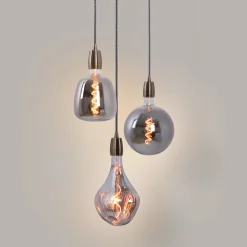 Bombilla decorativa globo filamento con tinte ahumado 
