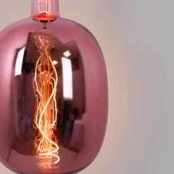 Bombilla decorativa LED de filamento - E27 T170 - Regulable - 4W - 4200K