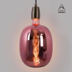 Bombilla decorativa LED de filamento - E27 T170 - Regulable - 4W - 4200K