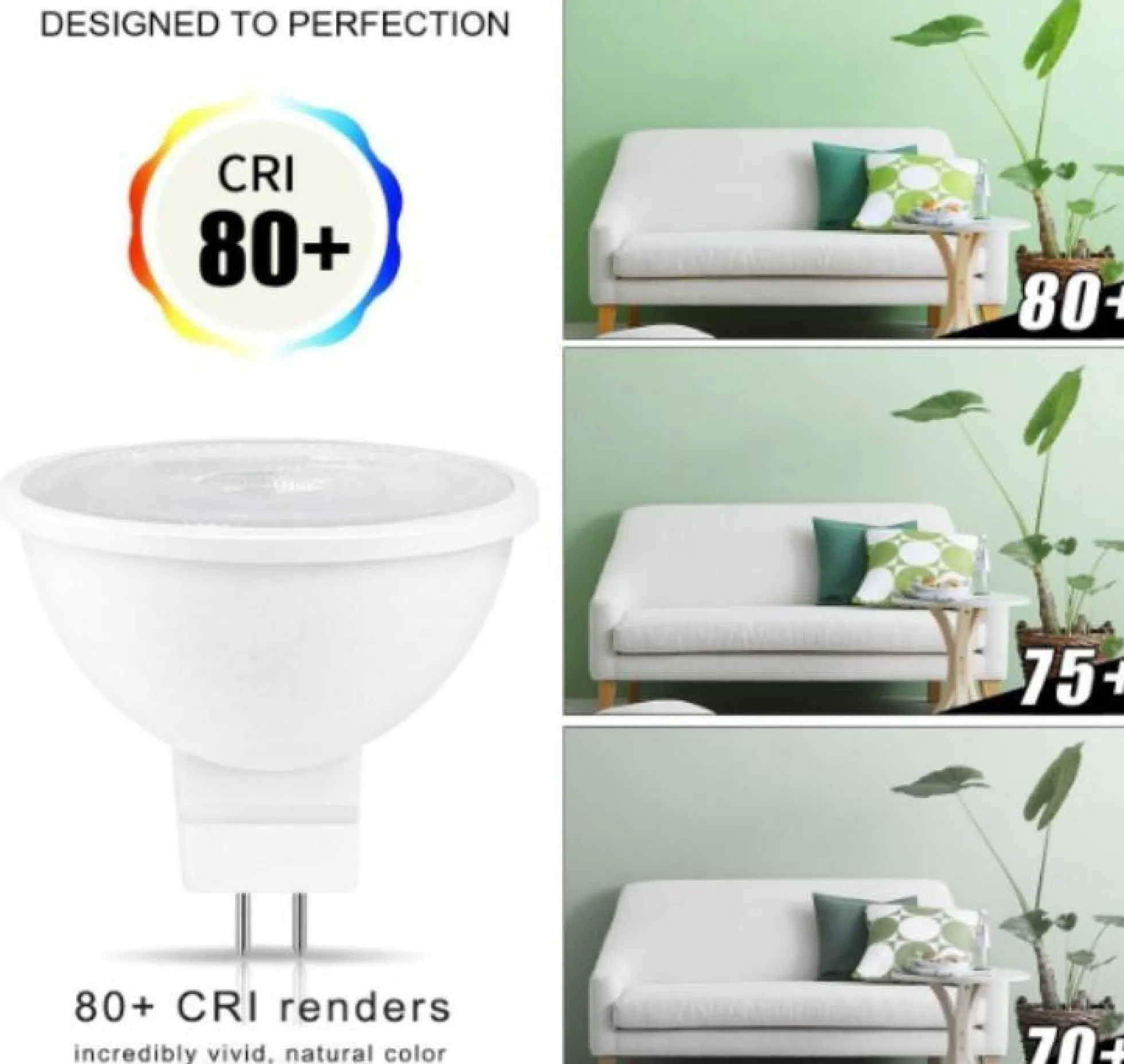 Bombilla GU5.3 LED MR16 12-24V DC 5W