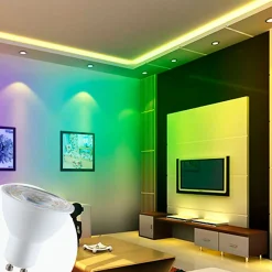Bombilla inteligente LED WIFI GU10 - RGBW + CCT - 5W