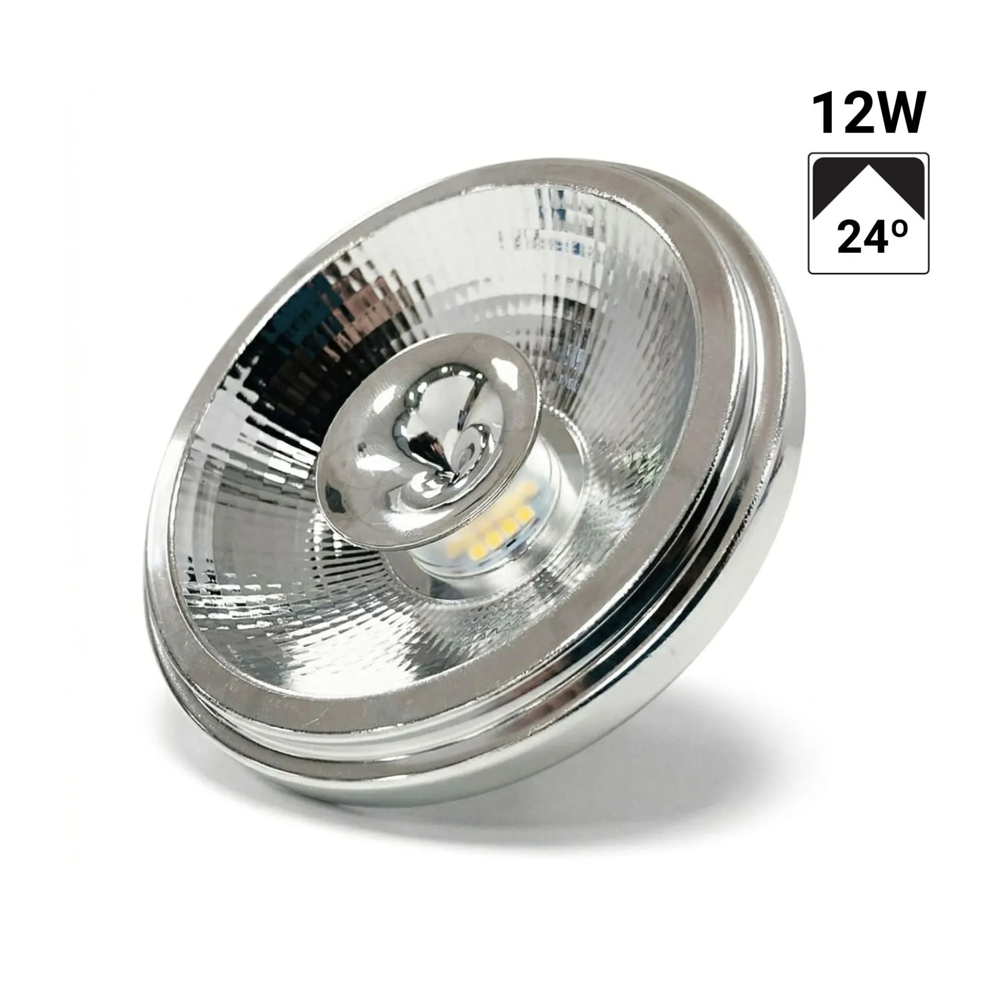 Bombilla LED AR111 con driver externo - 12W - 4000K