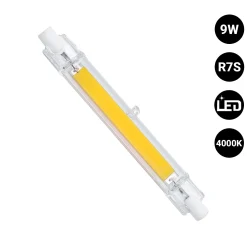 Bombilla LED COB - R7S - 118mm - 1000lm - 9W