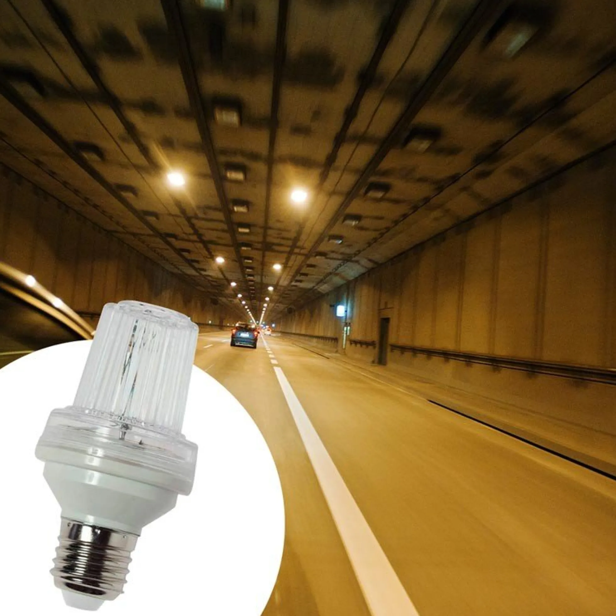 Bombilla LED con efecto estroboscópico E27 - 2W - IP65