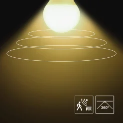Bombilla LED con sensor de movimiento y crepuscular - E27 A60 - 7W - 450lm