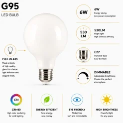Bombilla LED decorativa 