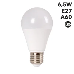 Bombilla LED E27 A60 - 6,5W