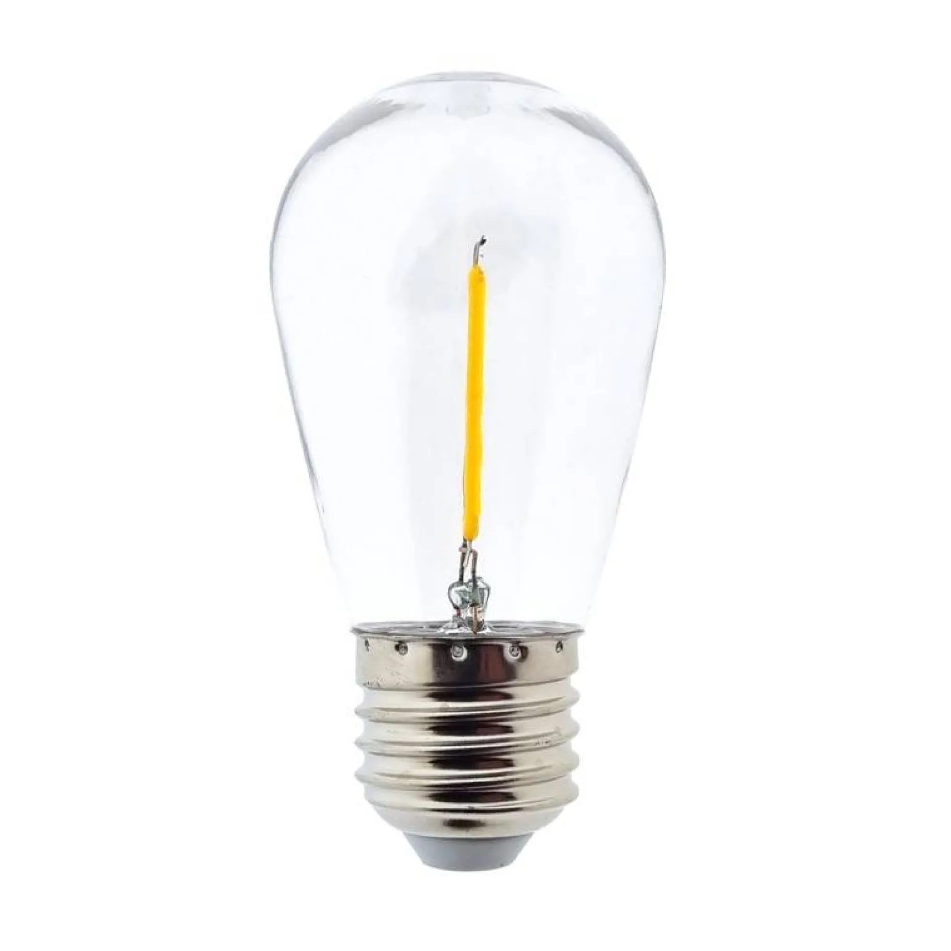 Bombilla LED E27 S14 Transparente de 1W