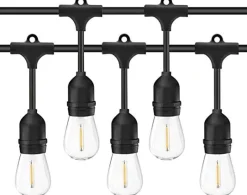 Bombilla LED E27 S14 Transparente de 1W