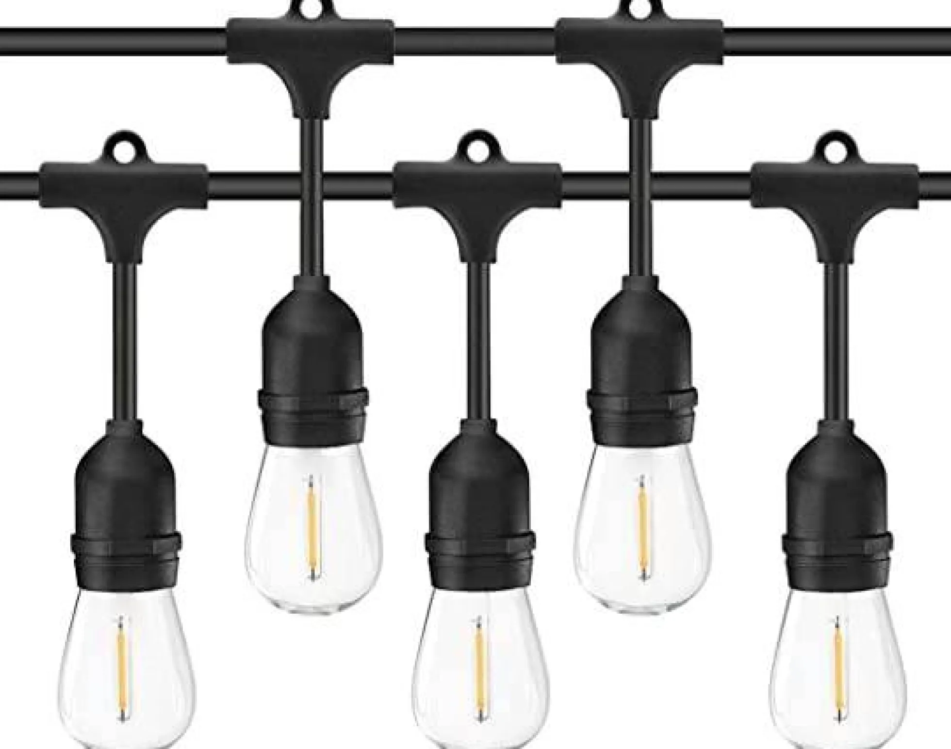 Bombilla LED E27 S14 Transparente de 1W