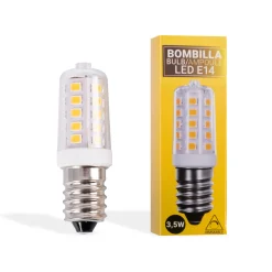 Bombilla LED E14 tubular 220-240V AC - 3,5W - Tamaño pequeño