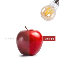 Bombilla LED E27 vintage gold filamento- 4W - 2200K