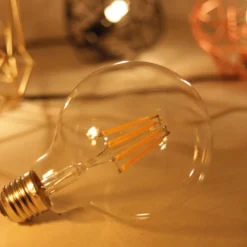 Bombilla LED filamento E27 G95 - 8W