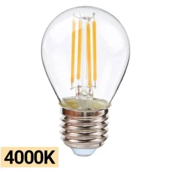 Bombilla LED filamento esférica E27 G45 - 5W