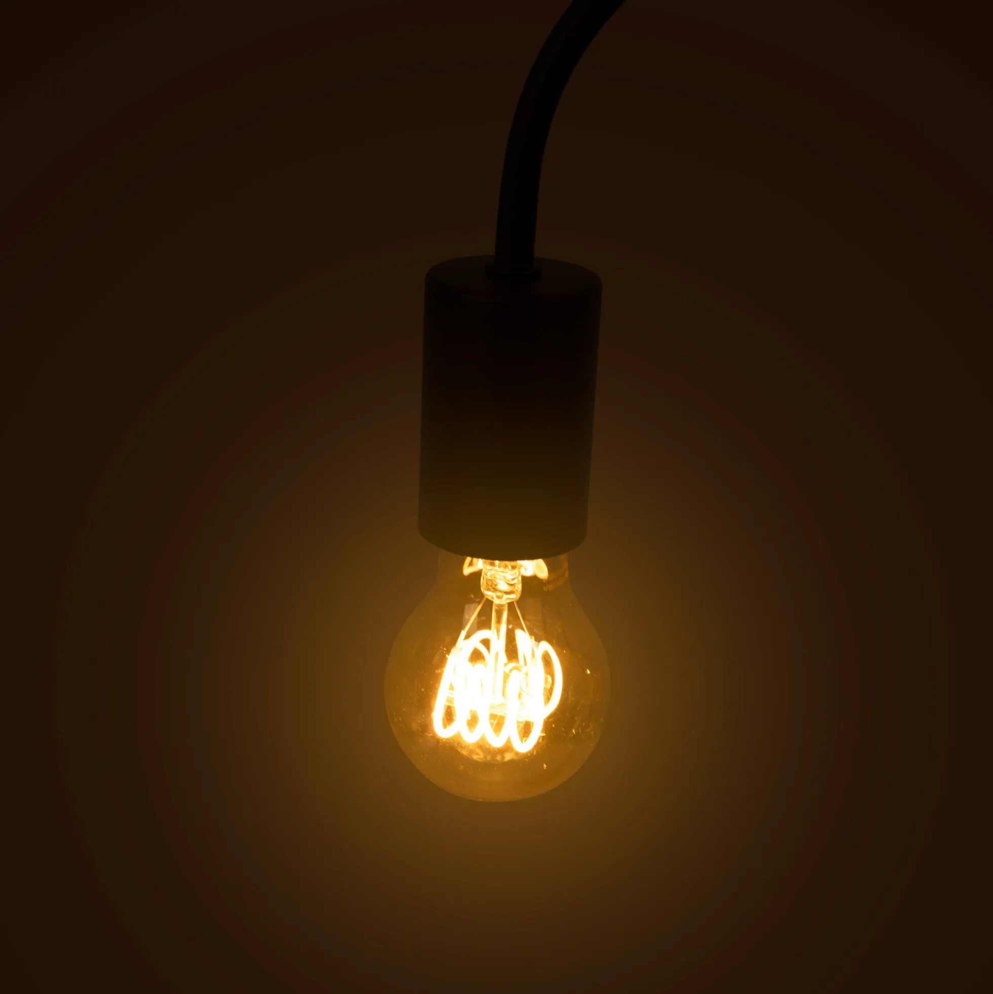 Bombilla LED filamento "Espiral" - E27 A60 - Regulable 4W - 2200K