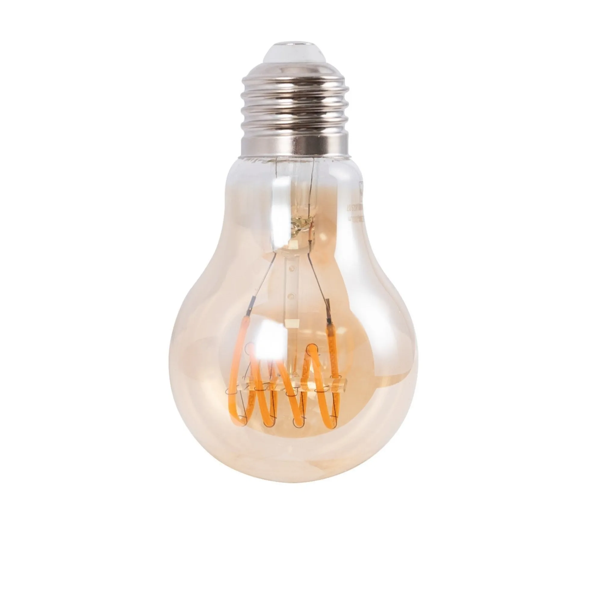 Bombilla LED filamento "Espiral" - E27 A60 - Regulable 4W - 2200K